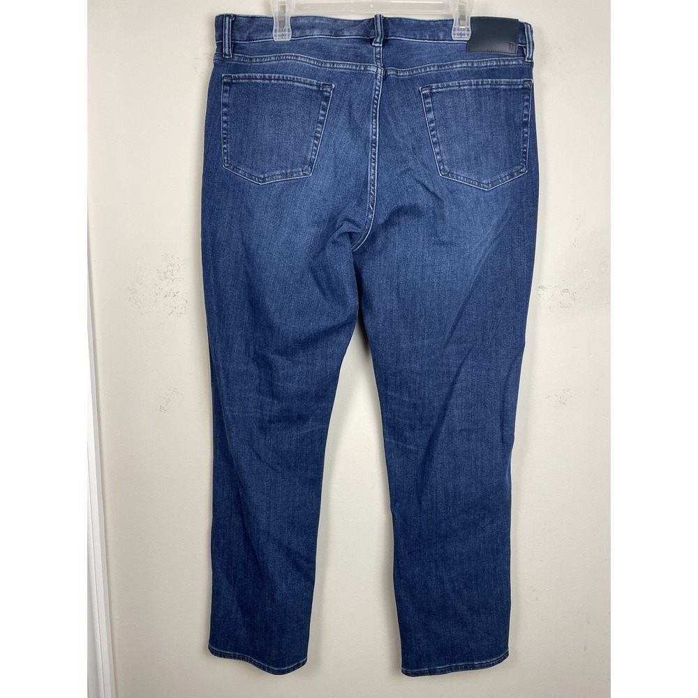 NEW Bonobos Slim Taper Jeans Mens 38x32 Blue Stretch Denim Pants Dark Wash - Picture 3 of 8